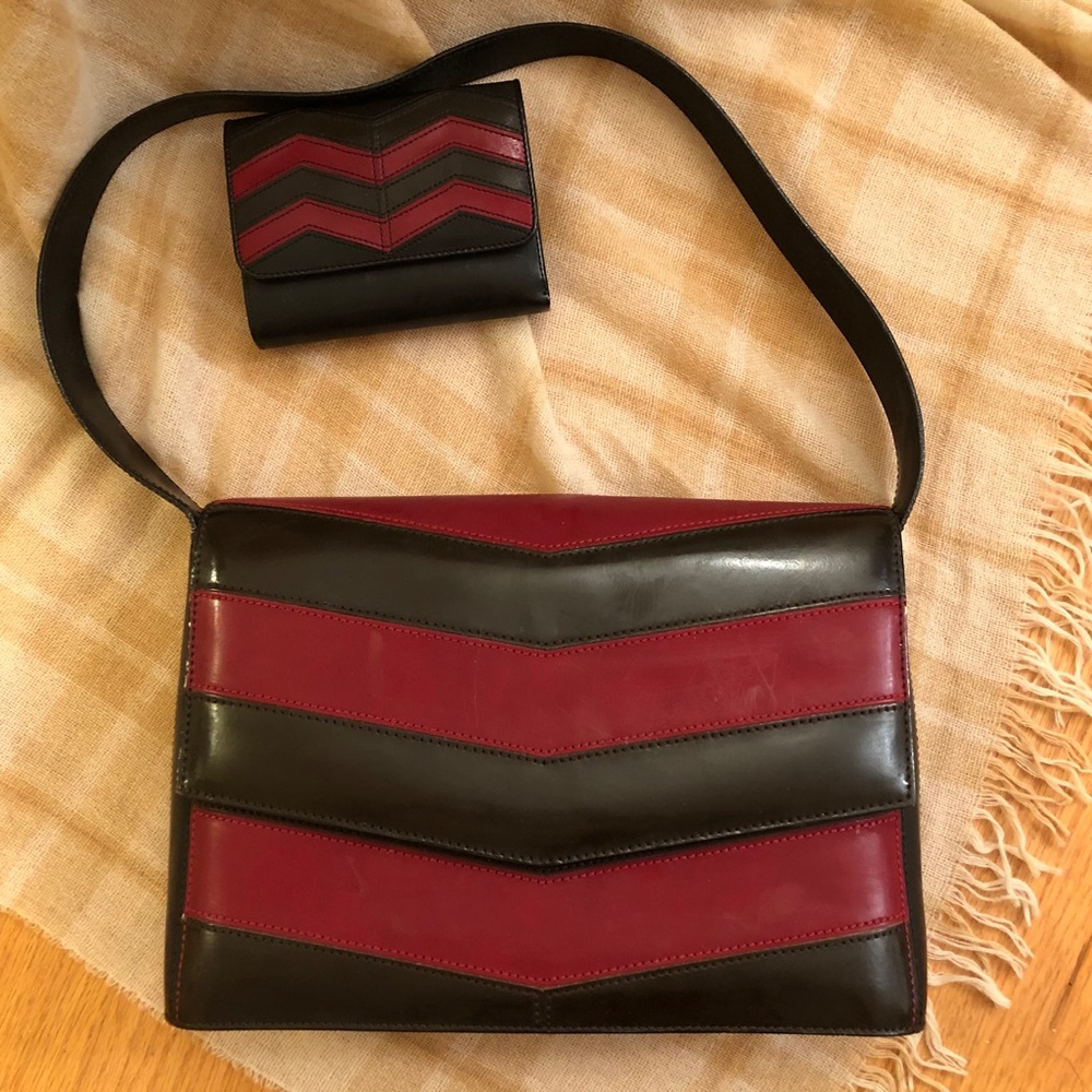 Vintage Shoulder Bag + Wallet